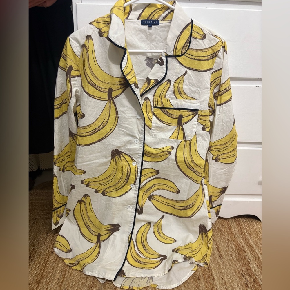 Katie Kime Banana Nightshirt Nightgown